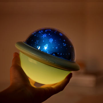 Lampara de noche para niños estrellas planetas dormir juguetes