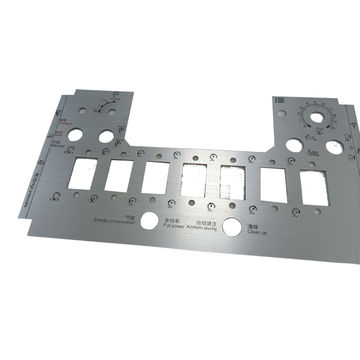 Machinery Instrument Panel China Precision CNC machining aluminum instrument panel with silk ...