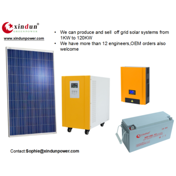 China 2KW 3KW 5KW solar system off-grid rooftop solar power systems ...