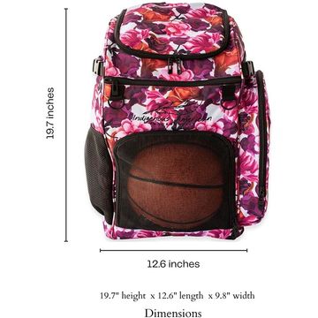 Mochila de baloncesto personalizada para niñas Mochila personalizada para  jugadores de baloncesto con nombre, mochila escolar para deportes de niñas  deportivas -  España