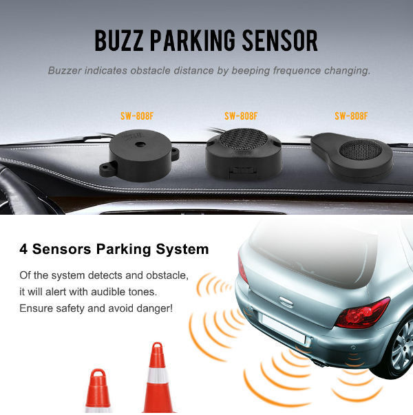 China No Display Buzzer Warning Car Ultrasonic Reversing Aid Parking