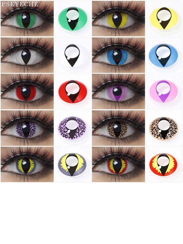 Cheap Magister Sharingan Halloween Contact Lenses 1 Pair Yearly Disposable  Soft Lenses Cosplay Eye Contacts Anime Accessories | Joom