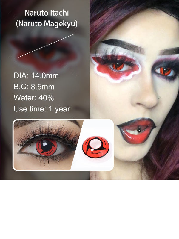 Best Cosplay Colored Red Contacts Halloween Lenses, Red Contacts