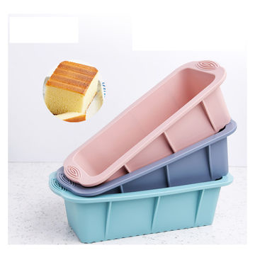 Molde de silicona en capas para tartas de forma redonda, molde de pan de  silicona rectangular, molde de pan tostado, molde para bandeja de pastel