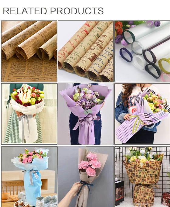 Korean Style Flower Wrapping Paper