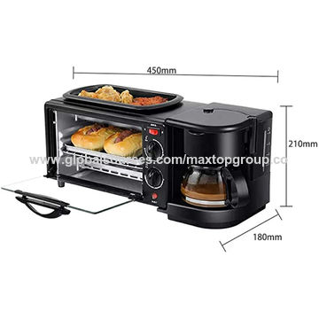 Breakfast Machine Electric Toaster Multi-function Toaster Three-in