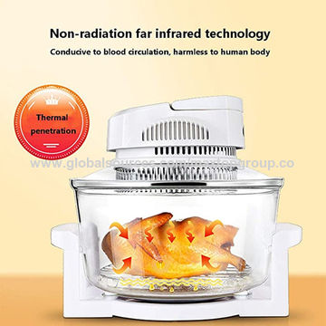 17L Large Capacity Convection Oven Roaster Air Fryer 1300W 110V