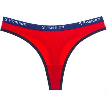 Womens Cotton G String Thongs: Low Waist Seamless Underwear In