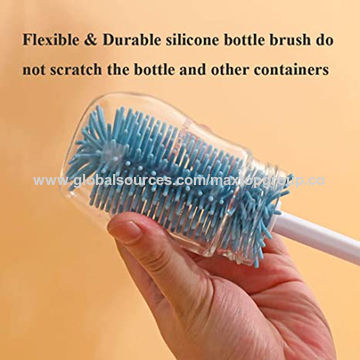Silicone bottle brush