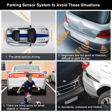 Wholesale LED Display Car Parking Sensor 8 Rear Front View Reverse Backup  Radar System Kit Manufacturer and Supplier
