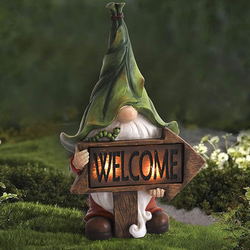 Solar Garden Moss Gnome I Shop Outdoor Decor I FAST SHIPPING - The