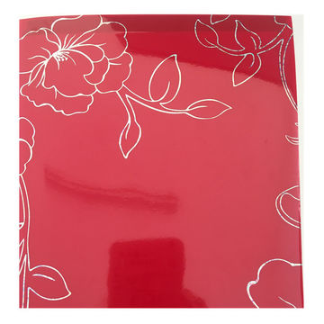 Lámina de Acero Inoxidable Recubierta de Color VCM/PCM con Diseño de Plata/Rayas Finas/Flores para Electrodomésticos