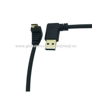 Câble USB Molex, Mini USB B vers USB A, 1.5m, Noir