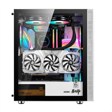 Xigmatek Aquarius Plus White Tempered Glass ARGB Mid Tower Chassis