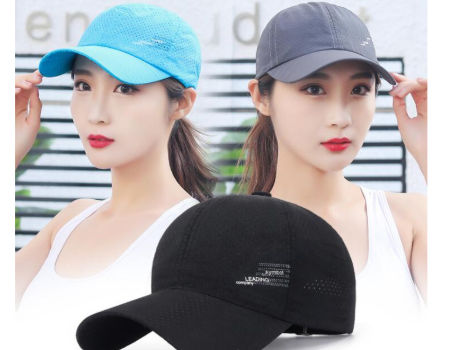 QingFang Folding Baseball Cap Running Cap for Men and Women Sports Hat with Storage Bag 