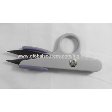 China Good quality stainless steel titanium office scissor with soft ...