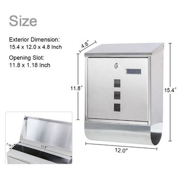 Waterproof Mailboxes China Waterproof stainless steel Mailboxes on Global Sources,Mailboxes ...