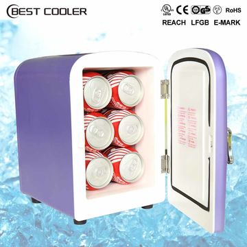 Mini Fridge 4L Portable Refrigerator Dormitory Picnic Camping Portable  Cooler DC12V Car Plug for Skin Care