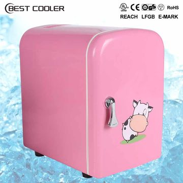 Mini Fridge 4L Portable Refrigerator Dormitory Picnic Camping Portable  Cooler DC12V Car Plug for Skin Care