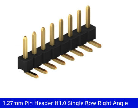100pcs 50-Pin 50P 1.27MM Gold Plated Single Row Straight Male Pin Header Strip N