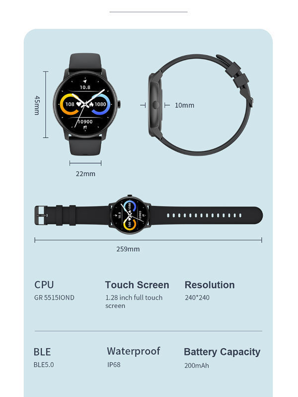 zookr kw77 smart watch