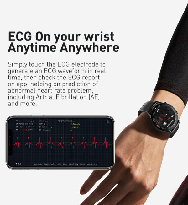 China 2051E Medical Ecg Spo2 Blood Pressure Women Smart Smartwaterproof