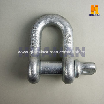 China G215 US D-type Shackle, Drop Forged, Chain Shackle, Carbon Steel ...