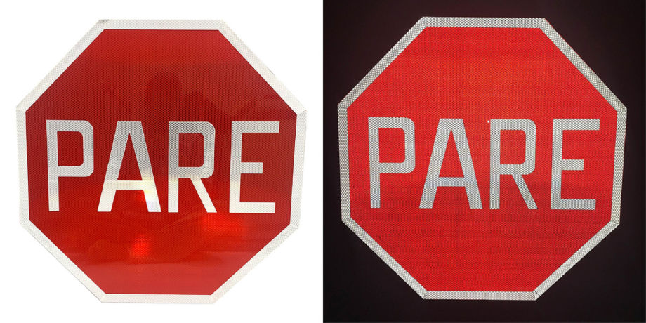 China TRUN RIGHT Traffic sign with Diamond grade Micro-Prismatic ...