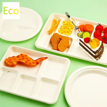 disposable plate for food serving from