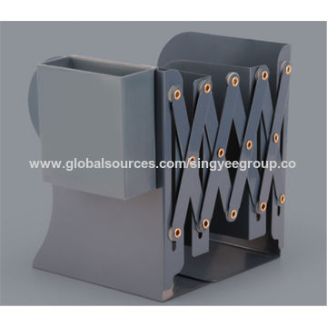 Metal Scalable Bookends With Pen Holder Retractable Shelves Book