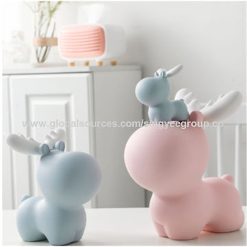 Celengan Rusa, Hadiah Ulang Tahun Kreatif, Wisuda, Pindah Rumah, Ornamen Resin, Dekorasi Ruang Tamu