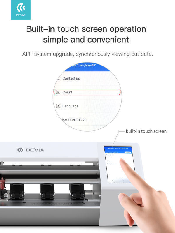 China Devia Screen protector cutter buit in APP full models hydrogel