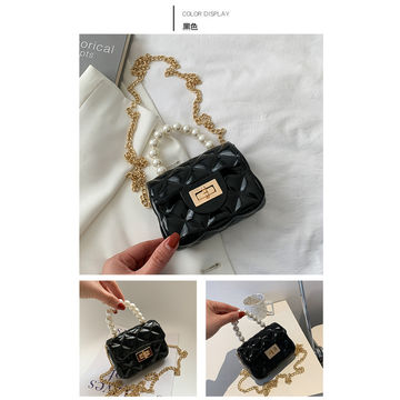 PVC Pearl Luxury Purses And Handbags Women Messenger Bags