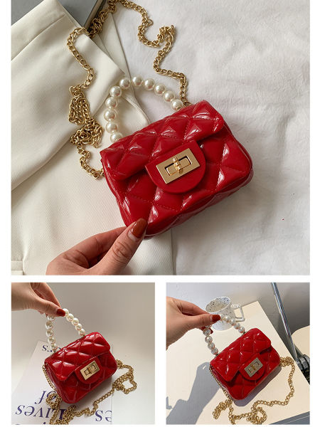 Wholesale Drop Shipping Wholesale bolso carteras Women Sac Small Tote Bag  Kids Shoulder Bag Candy Girl Pvc Handbag Mini Purse Jelly Bag From  m.