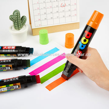 Buy Wholesale China Poster Markers, Dual Tip, 10 Mm And 17mm