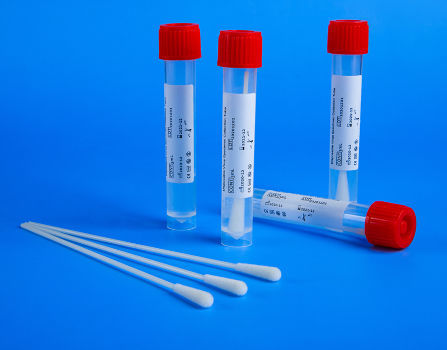 Transport Pcr Examples China PCR test transport medium VTM test kit with nylon flocked oral ...