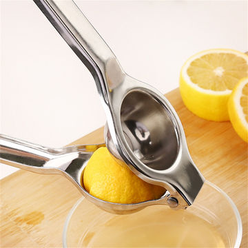 Exprimidor manual de frutas de acero inoxidable, exprimidor de prensa de  limón de aleación resistente, exprimidor de naranja limón de alta calidad