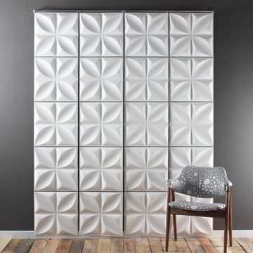 20Pzs Paneles Decorativos 3d para Pared 50x50cm 5m2 Cubiertos