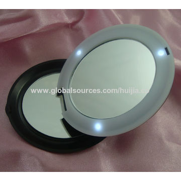 Espejo para Maquillaje con Luz Led Tactil (carga Usb) - Es Plegable y tiene  la tapa con
