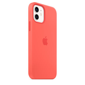 Magsafe Liquid Silicone Phone Case For Iphone12 13 Coral Pink