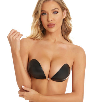  Silicone Push Up Bra Self Adhesive Strapless Invisible