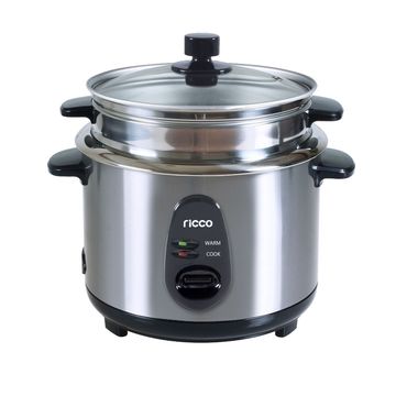 Buy Wholesale China 2.2l/900w 12cups Cylinder Rice Cooker With Stainless Steel  Inner Pot & Steamer And S/s Body & 2.2l/900w 12cups Cylinder Rice Cooker at  USD 6