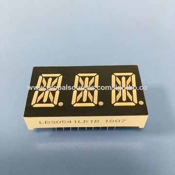 China 14-segment LED Display, Triple Digit, 0.54-inch, Common Cathode ...