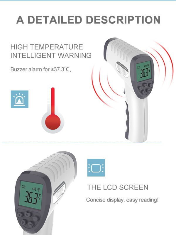 China CLOC Infrared thermometer Test Body Temperature and Automatic