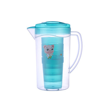 Buy Wholesale China Plastic Pitcher Plastic Cups Set Bpa-free 2l & Plastic  Pitcher at USD 1.31