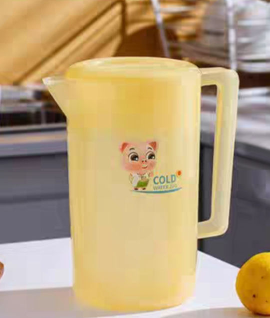 Pichet En Verre Pichet En Plastique Avec Couvercle 2 L - Avec Couvercle - Récipient Résistant Aux Hautes Températures - Carafe à Eau - Carafe à Eau - Pour Thé Parfumé Carafe En Verre