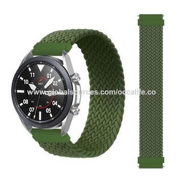 Comprar Correa de silicona de 20mm y 22mm para reloj Samsung Galaxy,  pulsera de 42m y 46mm Active 2 Gear S2 S3 Honor Amazfit BIP Huawei watch gt  2