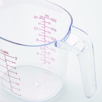 Buy Wholesale China Transparent Plastic Measuring Cup Large Capacity Measuring  Cup With Handle & Measuring Cup at USD 2.94