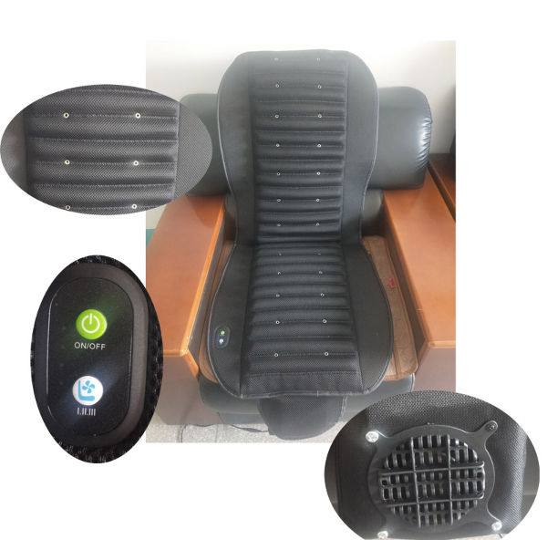 Air ventilated fan cooler car seat mat pad for vehicles, fan cooler car