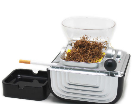  Máquina de rodar cigarrillos eléctrica portátil automática con  sensor infrarrojo, rodillo inyector de tabaco de cigarrillos con contador  automático que se adapta a tubos de diámetro de 0.26 pulgadas/0.256 in  (cuenta